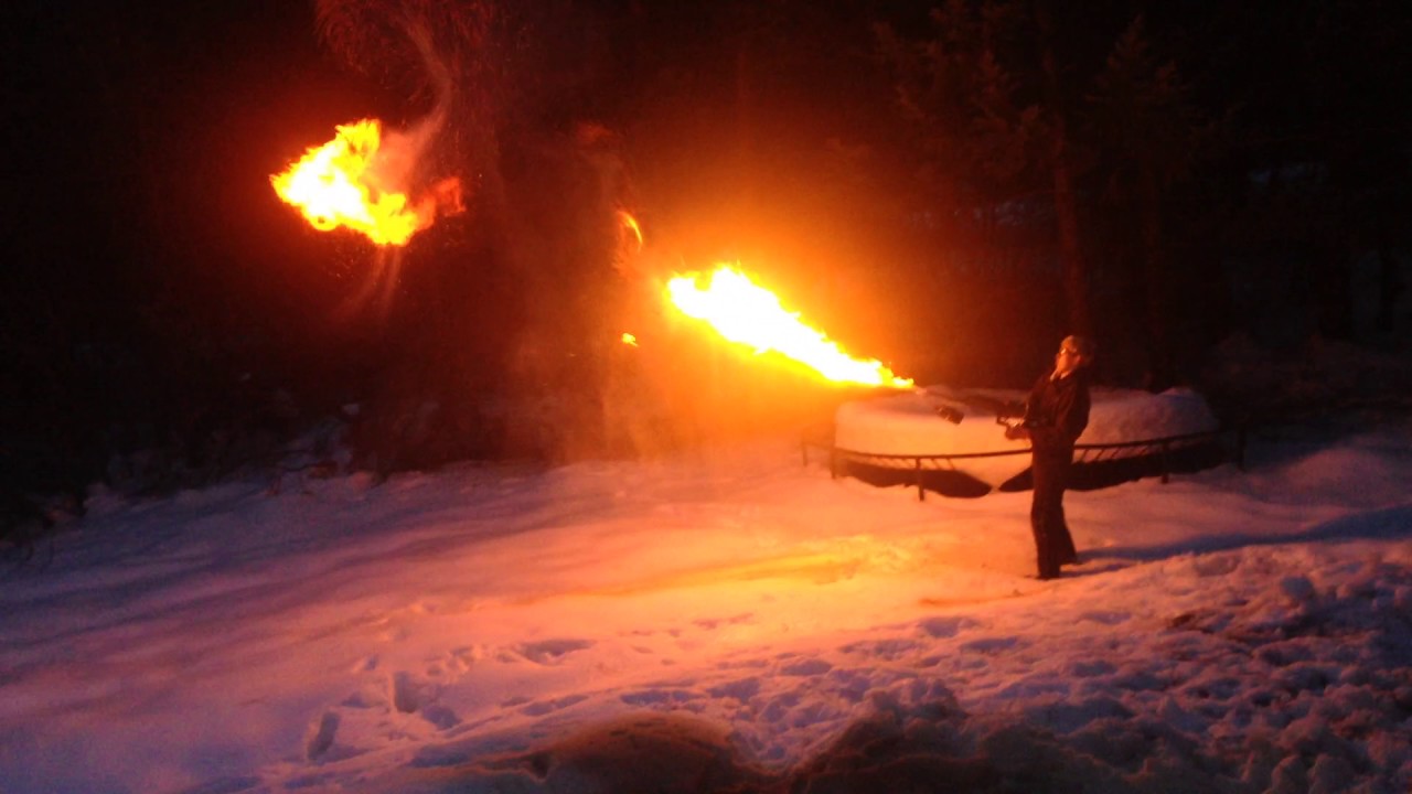 DIY Coffee Creamer Flamethrower YouTube