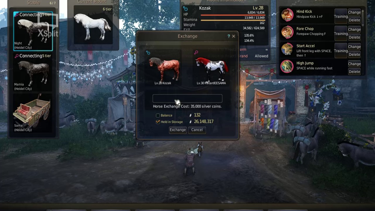 Black Desert Horses Exchange T5 T7m You Black Desert Horses Exchange T5 T7m