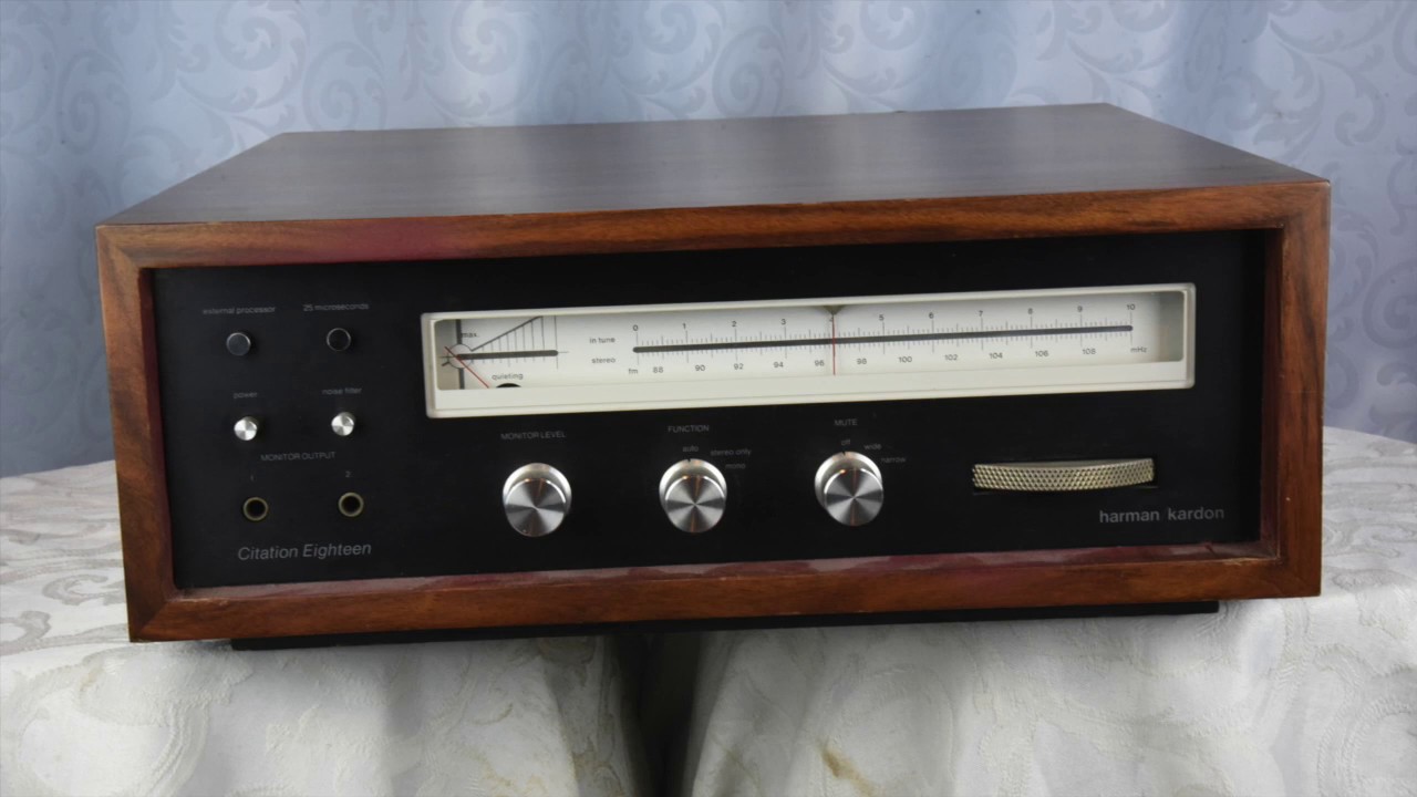 美國Harman Kardon citation 18 FM Tuner 