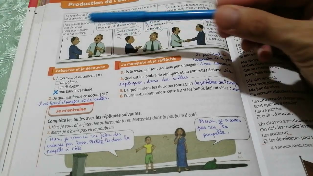 Mes apprentissages en franais 6 page 54