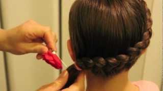 裏編みこみ Dutch Braid Into A Side Ponytail Youtube