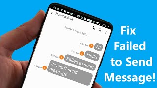 How to Fix Failed to Send Message in your Phone screenshot 3