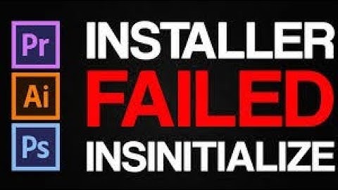 Adobe installer failed to initialize.Please download Adobe Support Advisor to detect problem.