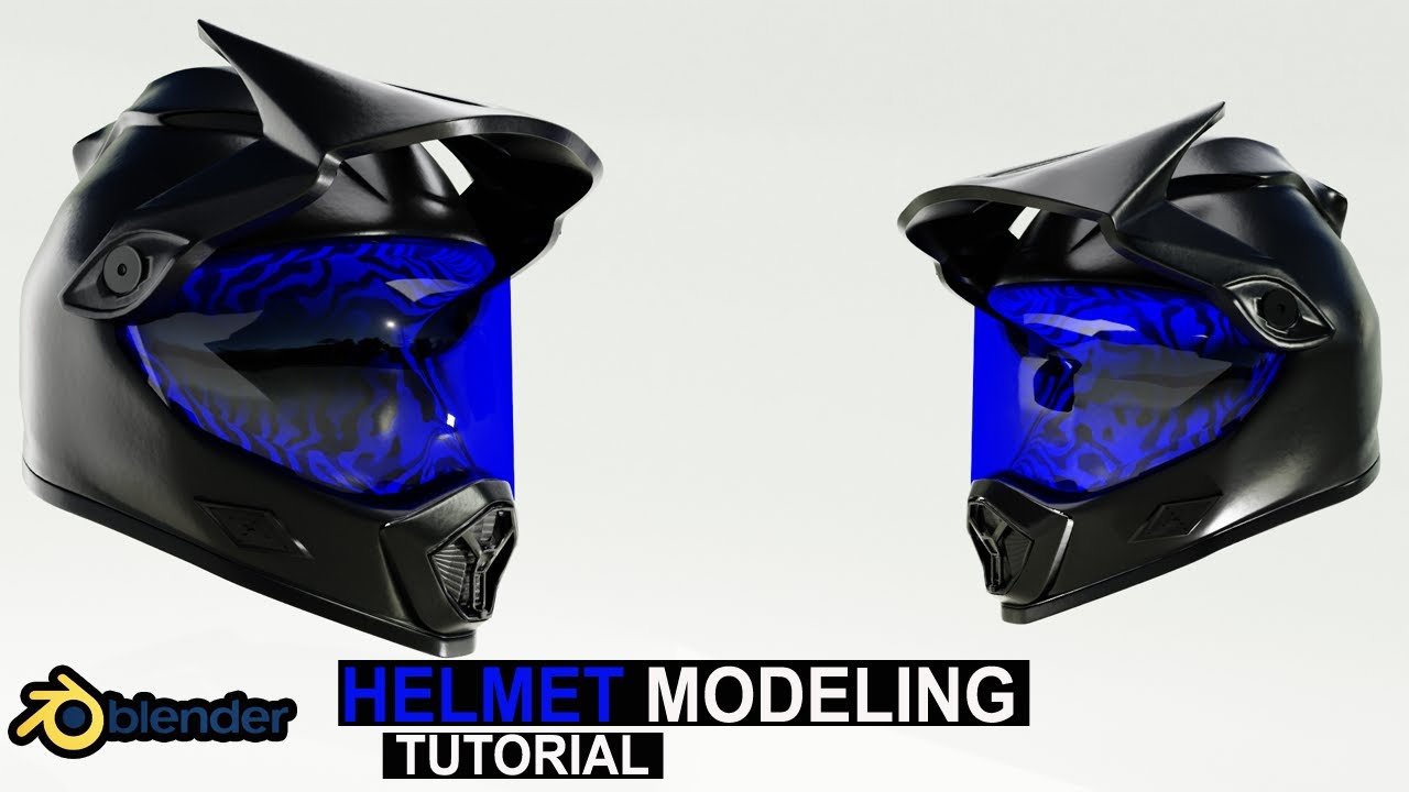 How to Model a Helmet in Blender 2.9 Blender Tutorial YouTube