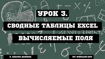 Вычисляемые поля сводной таблицы Excel #excel