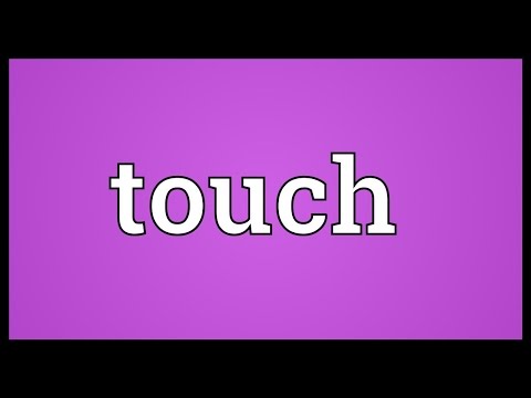 Touch Meaning