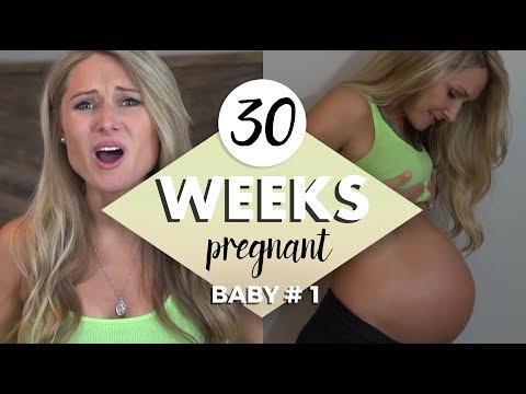 30-week-pregnant-update-//-acid-reflux-&-baby-hair-growth???-nursery-decor