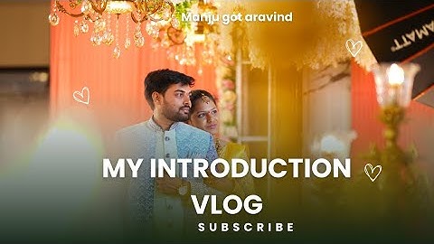MY FIRST YOUTUBE VIDEO| Introduction Video| Telugu Youtuber|My intro|Manju Aravind Vlogs #Subscribe 