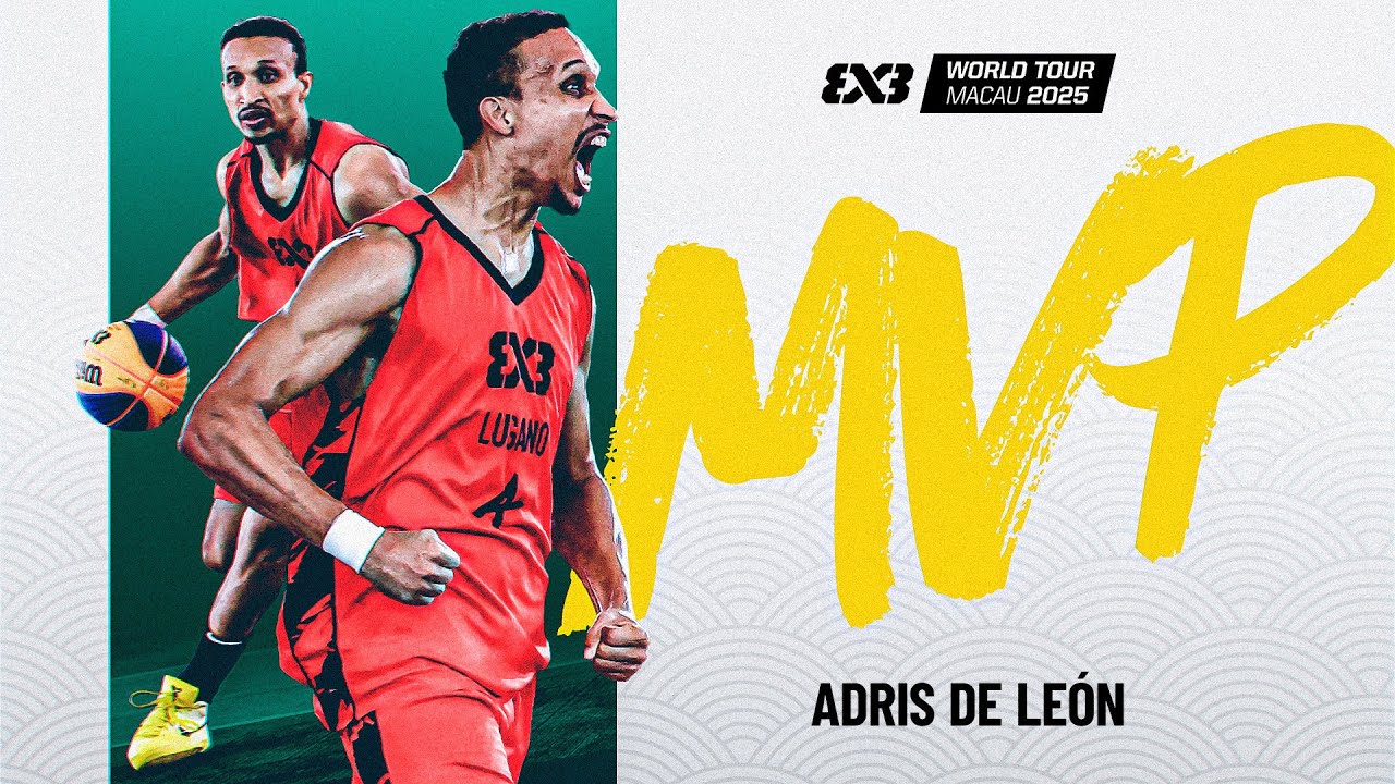 MVP🔥 Adris De León 🇩🇴 from Lugano 🇨🇭 | Mixtape | FIBA 