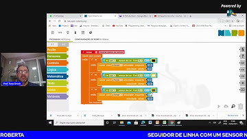 OPEN ROBERTA - SEGUIDOR DE LINHA - 1 SENSOR#openroberta#seguidordelinha