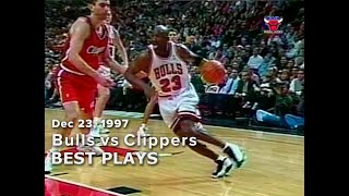 December 23, 1997 Bulls vs  Clippers highlights