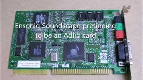 Adlib vs Soundscape vs Sound Canvas vs Sound Blaster