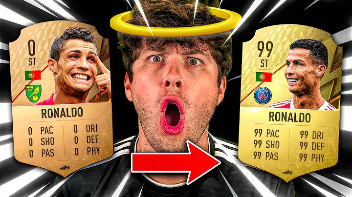 I Grew Ronaldo from 0 to 99 Overall...