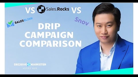 SalesBlink vs Sales.Rocks vs Snov.io Drip Campaigns Comparison