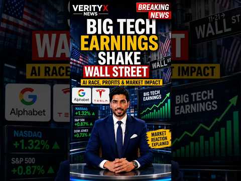 Big Tech Earnings Explained | Wall Street Reacts to AI Investment Updates | VerityX News #usashorts