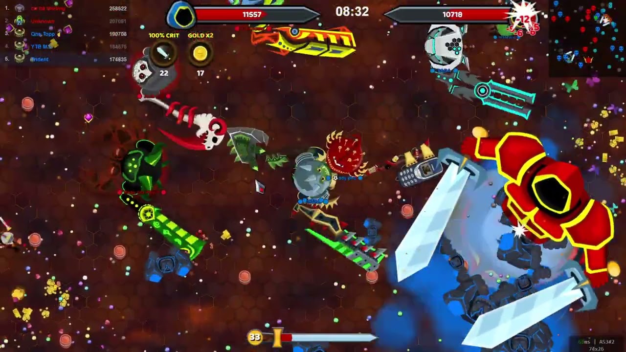 Tôi đạt 1m điểm với 1 Quadra Kill và 6 lần die #evowars #evowarsio #games