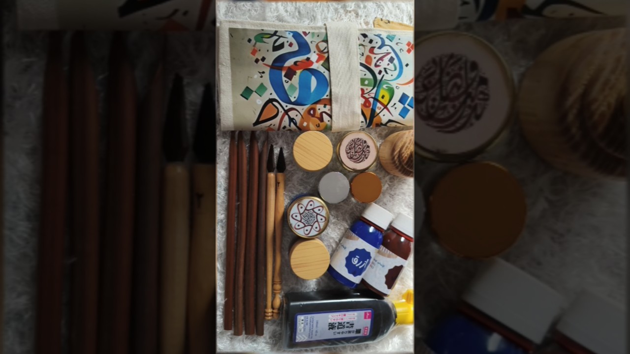New Arabic calligraphy tools ✨🌸 #arabiccalligraphy #art