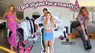 I HIRED A CELEBRITY STYLIST FOR A MONTH (the tea....)