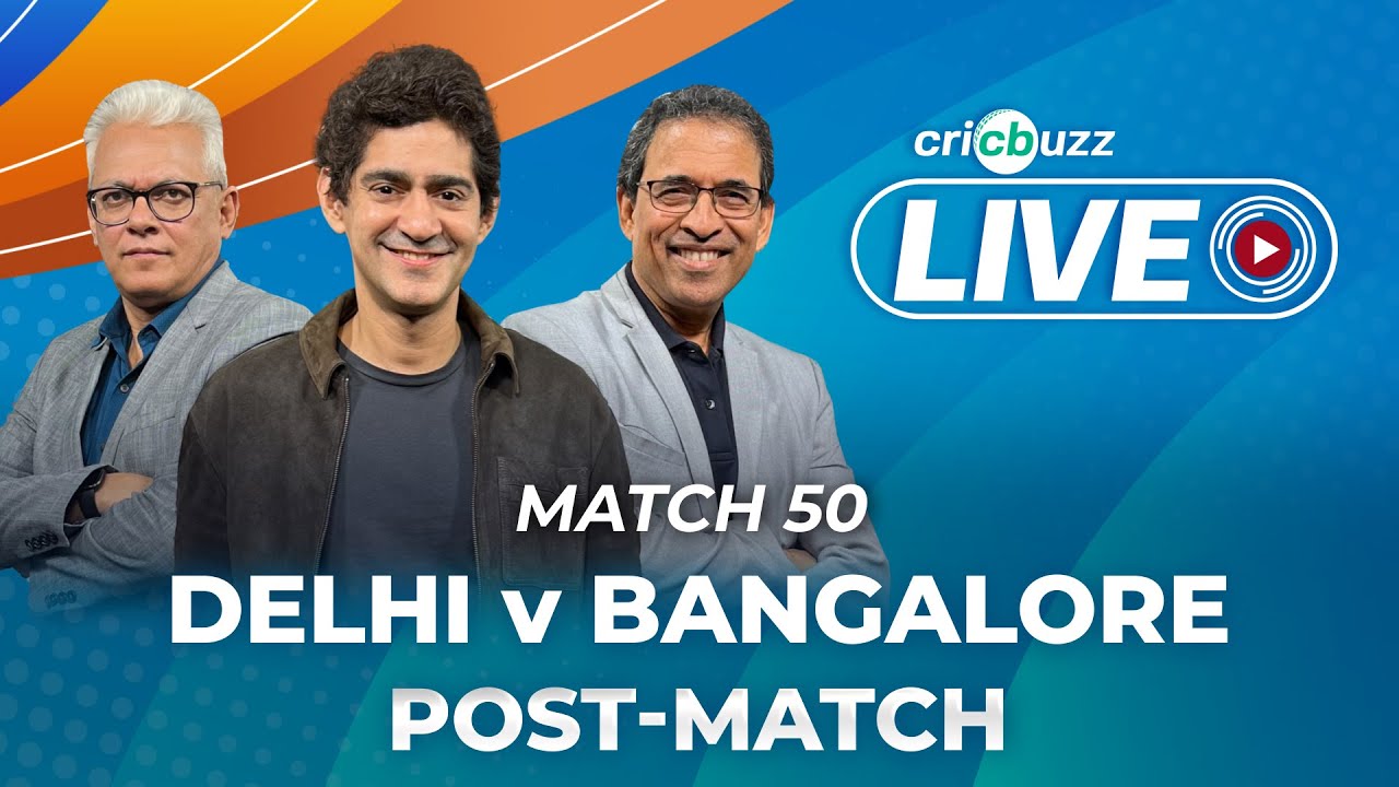 DCvRCB Cricbuzz Live Match 50 Delhi v Bangalore, Post-match show
