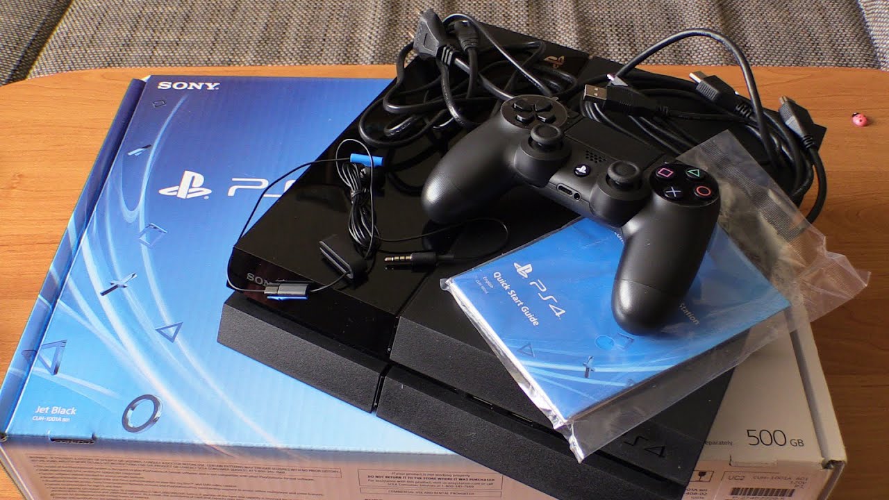 Sony PlayStation4 (500Gb): Unboxing - YouTube