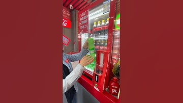 This Vending Machine Freezes Your Drink in Real Time ❄️🥤 #shorts