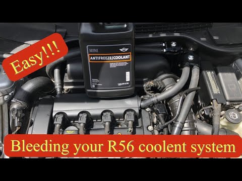 How to bleed the coolant system on a Mini Cooper S R56 with an N14 engine