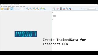 Tesseract OCR - Create Trained data for Seven segment (Sample) screenshot 3