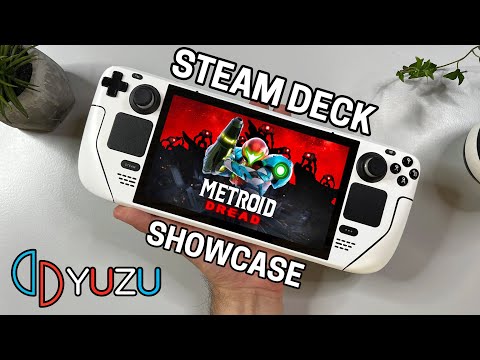 Steam Deck - Metroid Dread (Yuzu Switch Emulator Showcase)