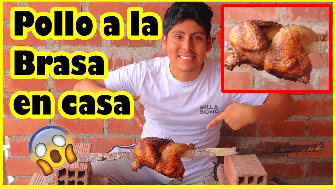 Pollo a la Brasa Casero Peruano en Horno de Ladrillos