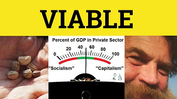 What do we mean by viable?