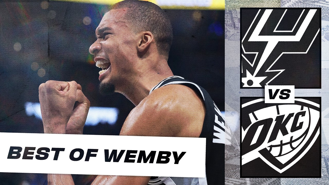 BEST OF WEMBY IN WESTERN CONFERENCE FINALS! - YouTube