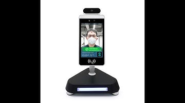 Facial Temperature Reading Kiosk - Detects Temp, Mask Use and more!