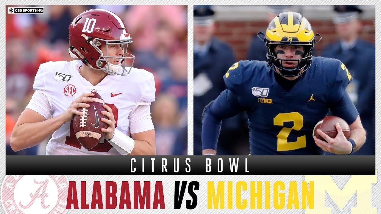 Alabama vs. Michigan Live stream YouTube