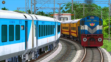 Train High Speed Perfect Crossing #6 | BUMPY RAILROAD | Train Simulator | Railworks 3 | NTG GAMING