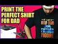 Printing Black & White Shirts With Ricoma's White Toner Transfer Printer (Custom DAD Swag!)