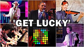 Who Played It Better: Get Lucky (Sax, Obama, Piano, Violin, Accordion, Launchpad)