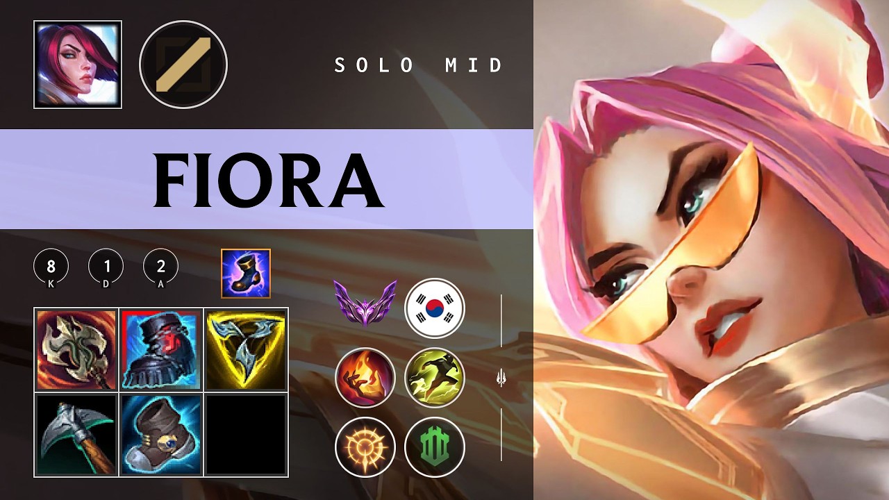 Fiora Mid vs Sylas - KR Master Patch 26.05