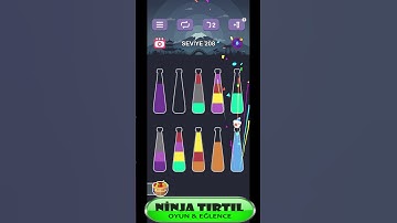 Water sort Puzzle Bölüm 208 #shorts #watersortpuzzle #keşfet