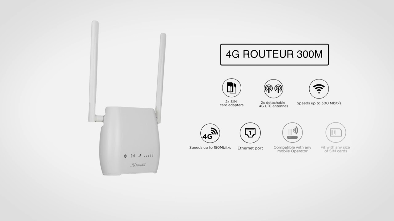 Routeur Wifi 4G SIM 300M LTE CPE - SYSNET SHOP