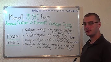 70-342 – Advanced Exam Solutions Microsoft Exchange Test Server Questions