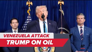 Trump says the US will run Venezuela after capture of Maduro