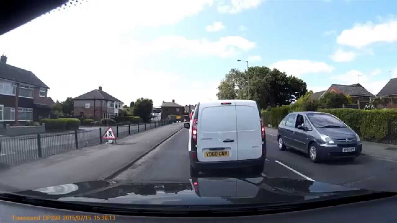 White Van Overtakes Through A Red Light - Rainhill - YouTube