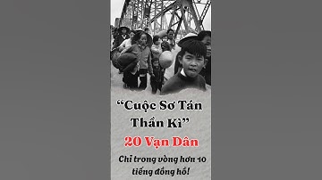 Cuộc sơ tán thần kì 20 vạn dân chỉ trong vòng hơn 10 tiếng đồng hồ!