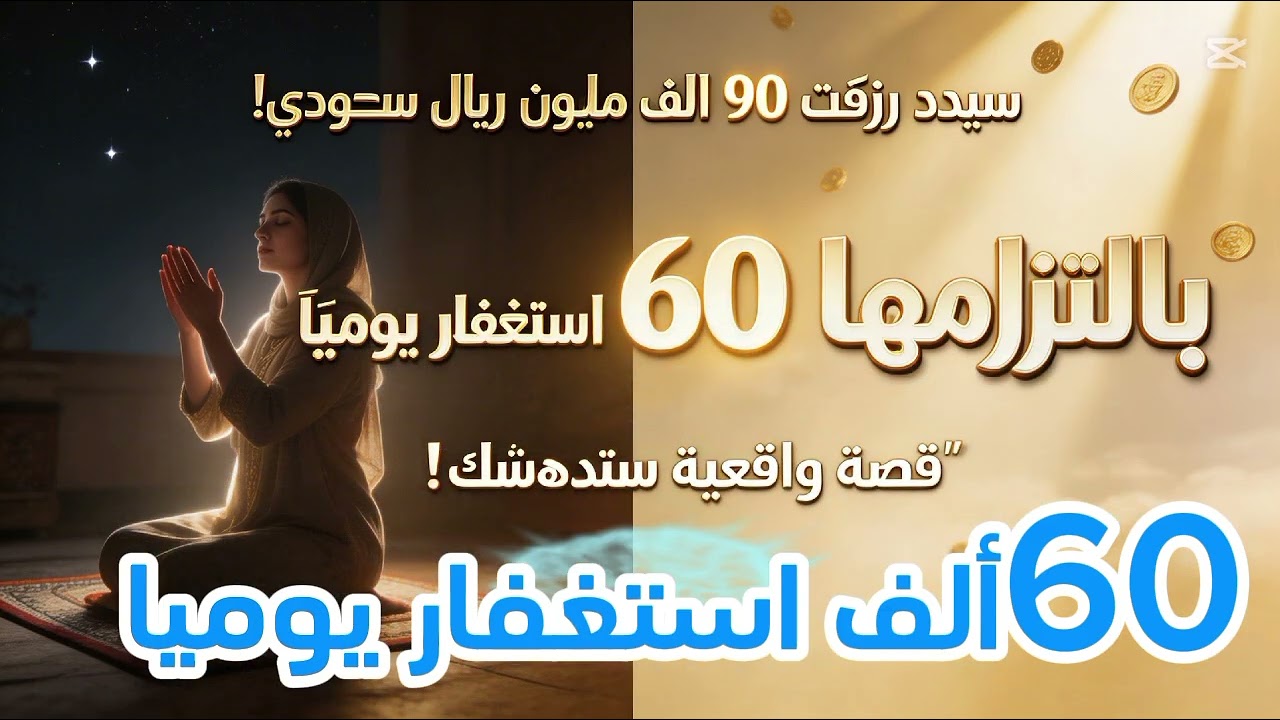 التزمت بـ60 ألف استغفار يوميًا… ففاجأها الله برزق لم يخطر على بال! 😲