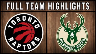 Toronto Raptors vs Milwaukee Bucks - Full Team Highlights | Nov 15, 2023