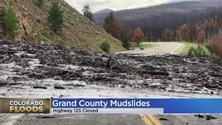 Highway 125 Closed In Grand County After 'Multiple Mudslides' Overtake All Lanes
