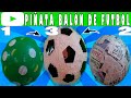 DIY Piñata Balón de Fútbol - Real Madrid #piñatas #piñatabalon