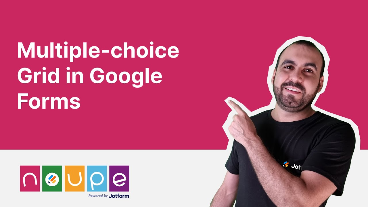 How to Add a Multiple-choice Grid in Google Forms