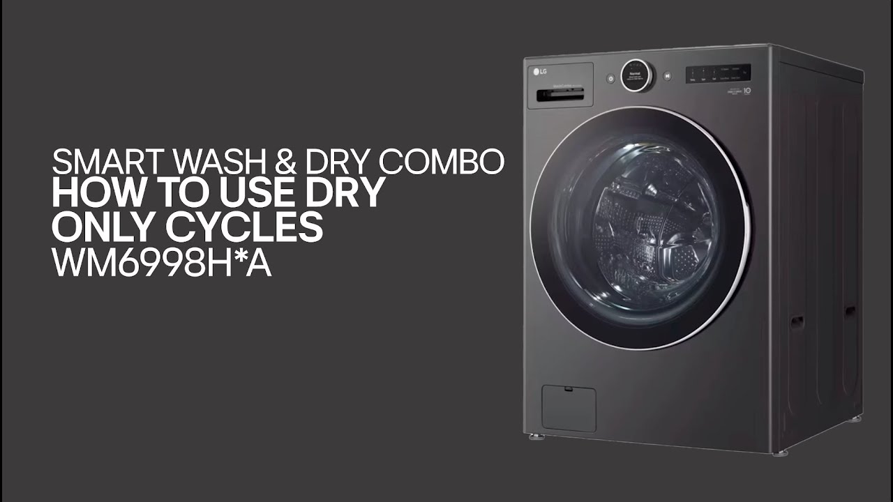 LG's new AI washer-dryer combo can wash and dry your clothes in