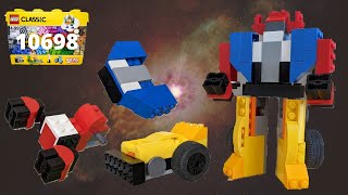 LEGO 10698: 3 in 1 Super Robot 戦隊ロボの作り方 【レゴクラシック レシピ】